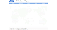 Desktop Screenshot of mino-usa.com